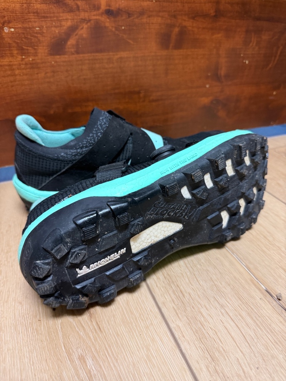 Speedland GlPDX Black and Teal Running Shoes Men’s 12.5 - Picture 2 of 4